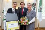 Bürgermeister Siegfried Nagl, Landeshauptmann Franz Voves und Bürgermeister-Stellvertreterin Lisa Rücker