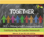Das ist die Einladung zum FairStyria-Tag des Landes Steiermark am Mittwoch, dem 28. Juni 2023 zum Thema "SDG 4 - Bildung schafft Lebensperspektiven".